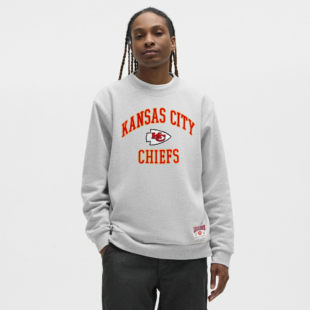 Kansas City Chiefs lululemon Steady State Sweatshirt Heathered Silver Drop