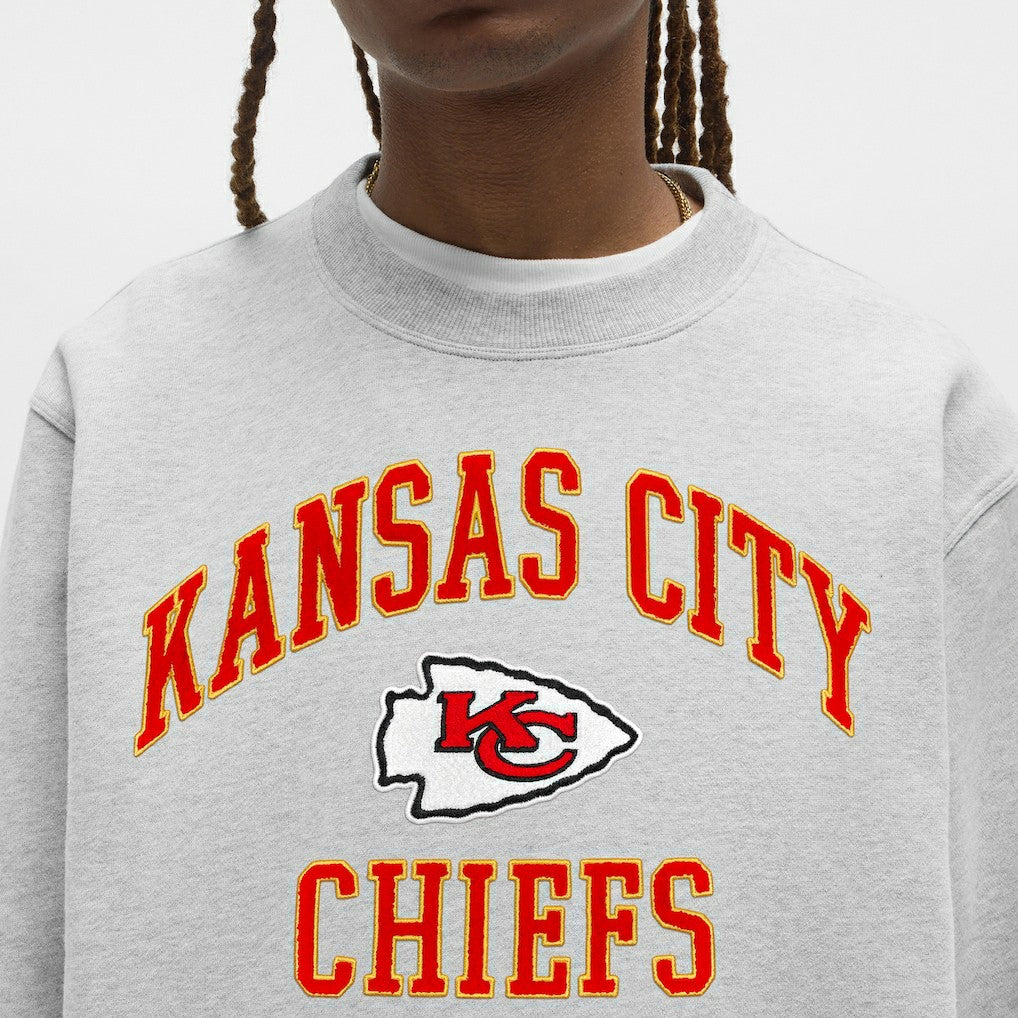 Kansas City Chiefs lululemon Steady State Sweatshirt Heathered Silver Drop