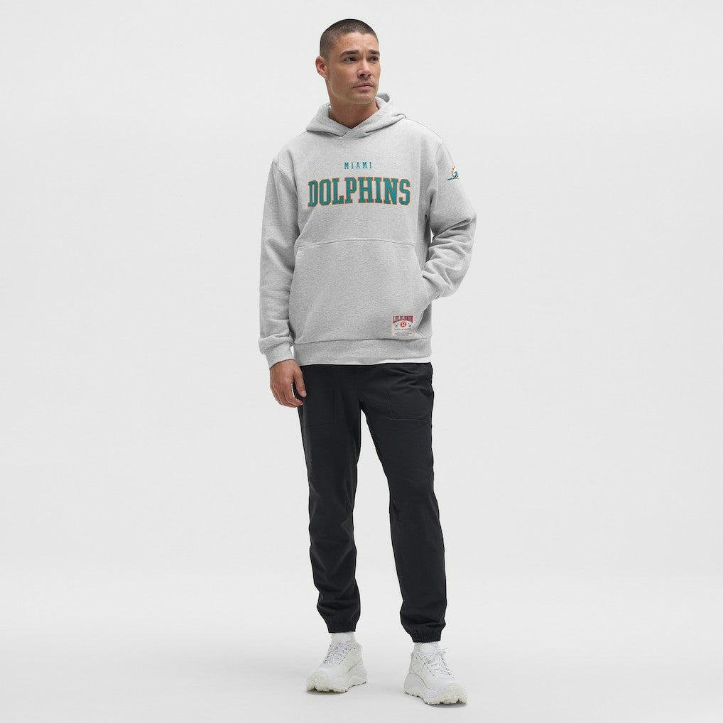 Miami Dolphins lululemon Steady State Pullover Hoodie Heathered Silver Drop