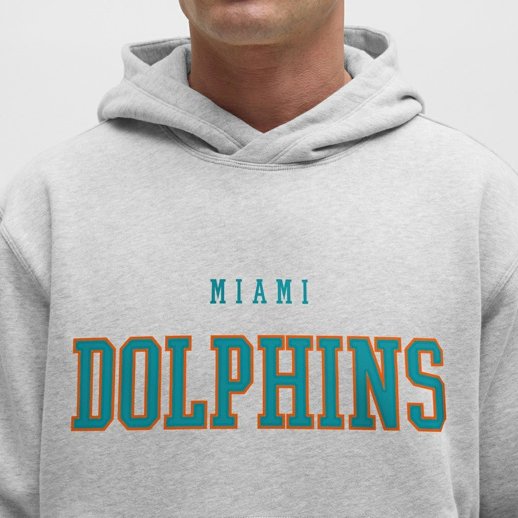 Miami Dolphins lululemon Steady State Pullover Hoodie Heathered Silver Drop