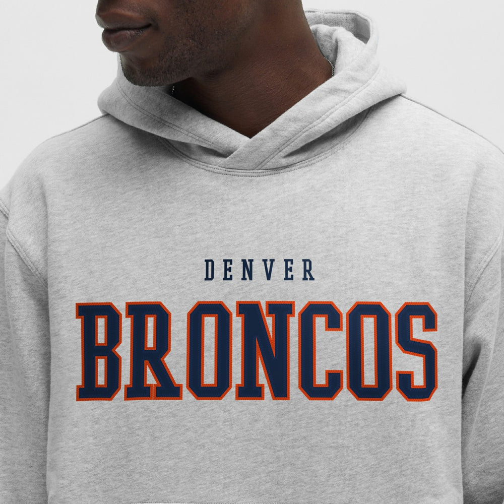 Denver Broncos lululemon Steady State Pullover Hoodie Heathered Silver Drop