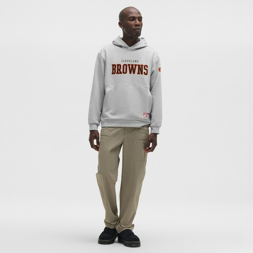Cleveland Browns lululemon Steady State Pullover Hoodie Heathered Silver Drop