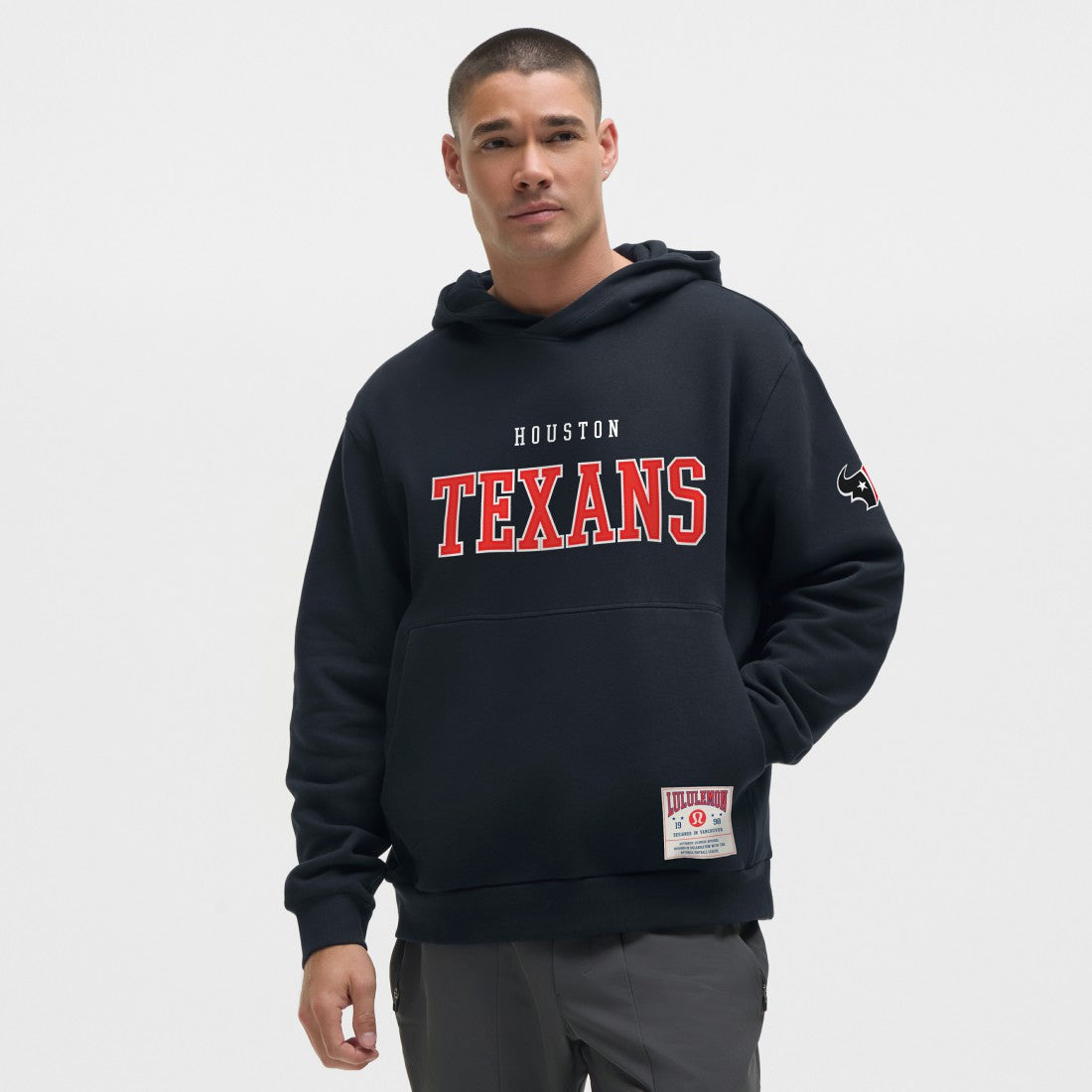 Houston Texans lululemon Steady State Pullover Hoodie True Navy