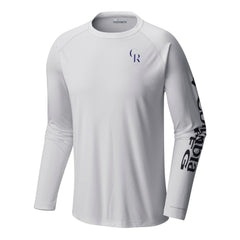 Colorado Rockies Columbia Terminal Tackle Long Sleeve Shirt - White - Columbia Discount