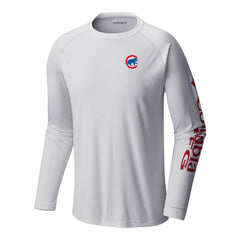 Chicago Cubs Columbia Terminal Tackle Long Sleeve Shirt - White - Columbia Lifestyle
