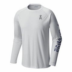 Los Angeles Angels Columbia Terminal Tackle Long Sleeve Shirt - White - Columbia Discount