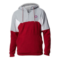 Washington Nationals Columbia Men's Lodge Fleece Quarter-Zip Hoodie - Red - Columbia Online