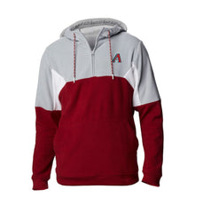 Arizona Diamondbacks Columbia Lodge Fleece Quarter-Zip Hoodie - Red - Columbia on Sale