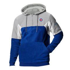 Chicago Cubs Columbia Men's Lodge Fleece Quarter-Zip Hoodie - Royal - Columbia Sale