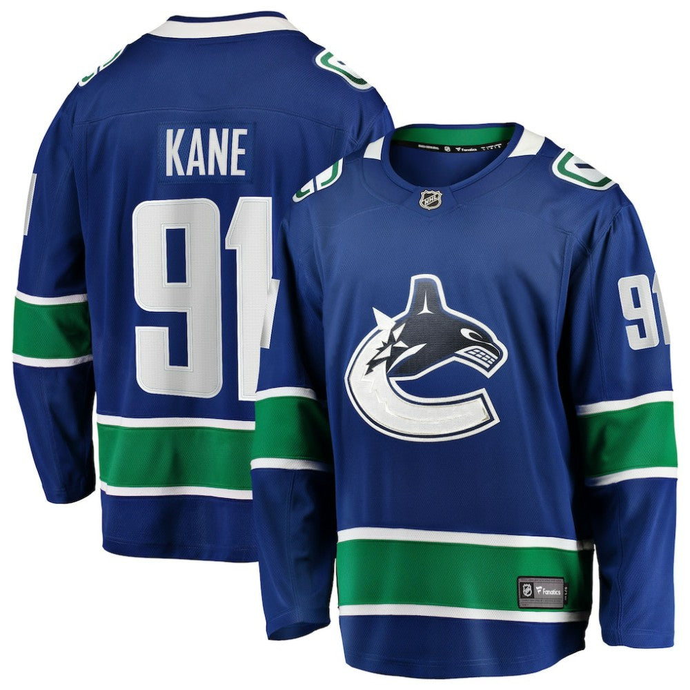 Evander Kane Vancouver Canucks Fanatics Home Breakaway Jersey - Blue - NHL 203277907