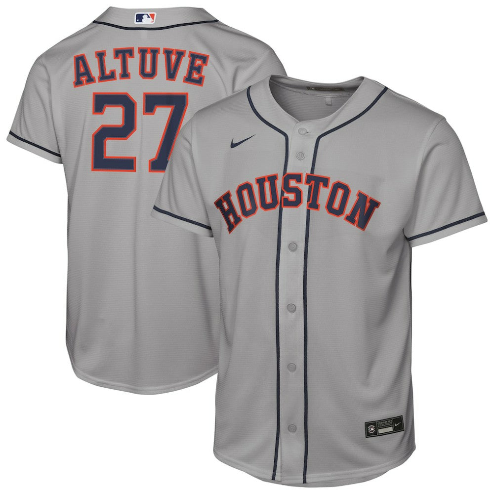 Jose Altuve Houston Astros Nike Youth Road Replica Jersey - Gray - Nike on Sale