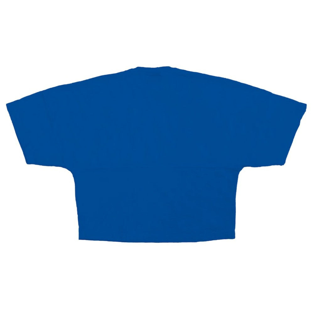 Chicago Cubs Fanatics Women's Skyline Cropped T-Shirt - Royal - Fanatics Discount