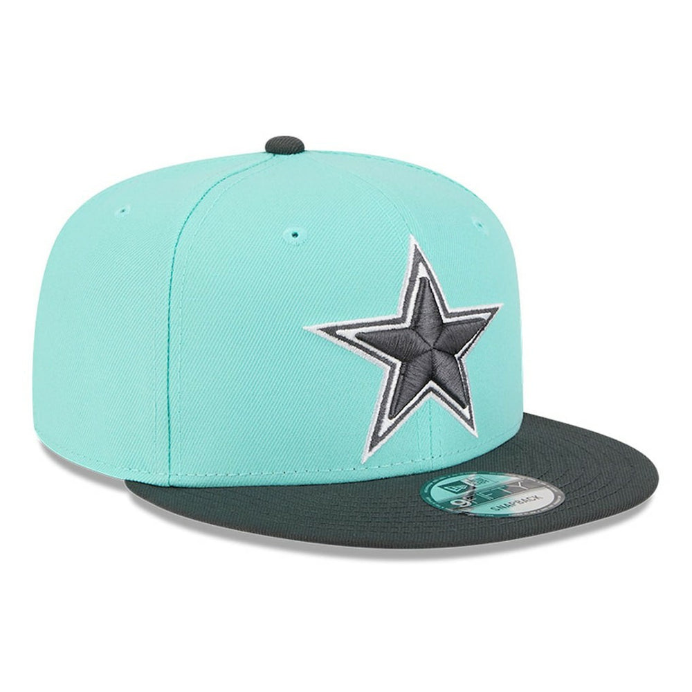 Dallas Cowboys New Era Two-Tone Color Pack 9FIFTY Snapback Hat Light Blue/Navy