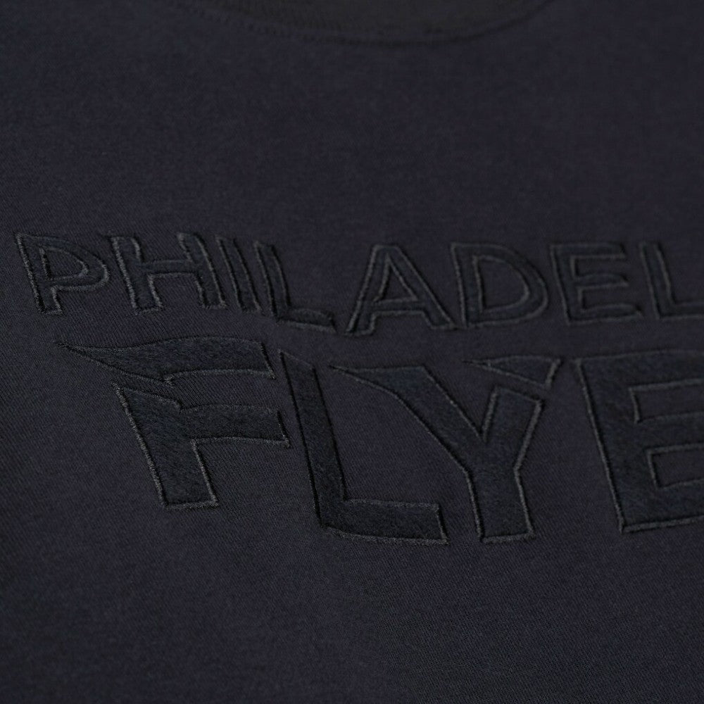 Philadelphia Flyers Mitchell & Ness Phantom Fleece Crew Neck Sweatshirt - Black - NHL 203279094