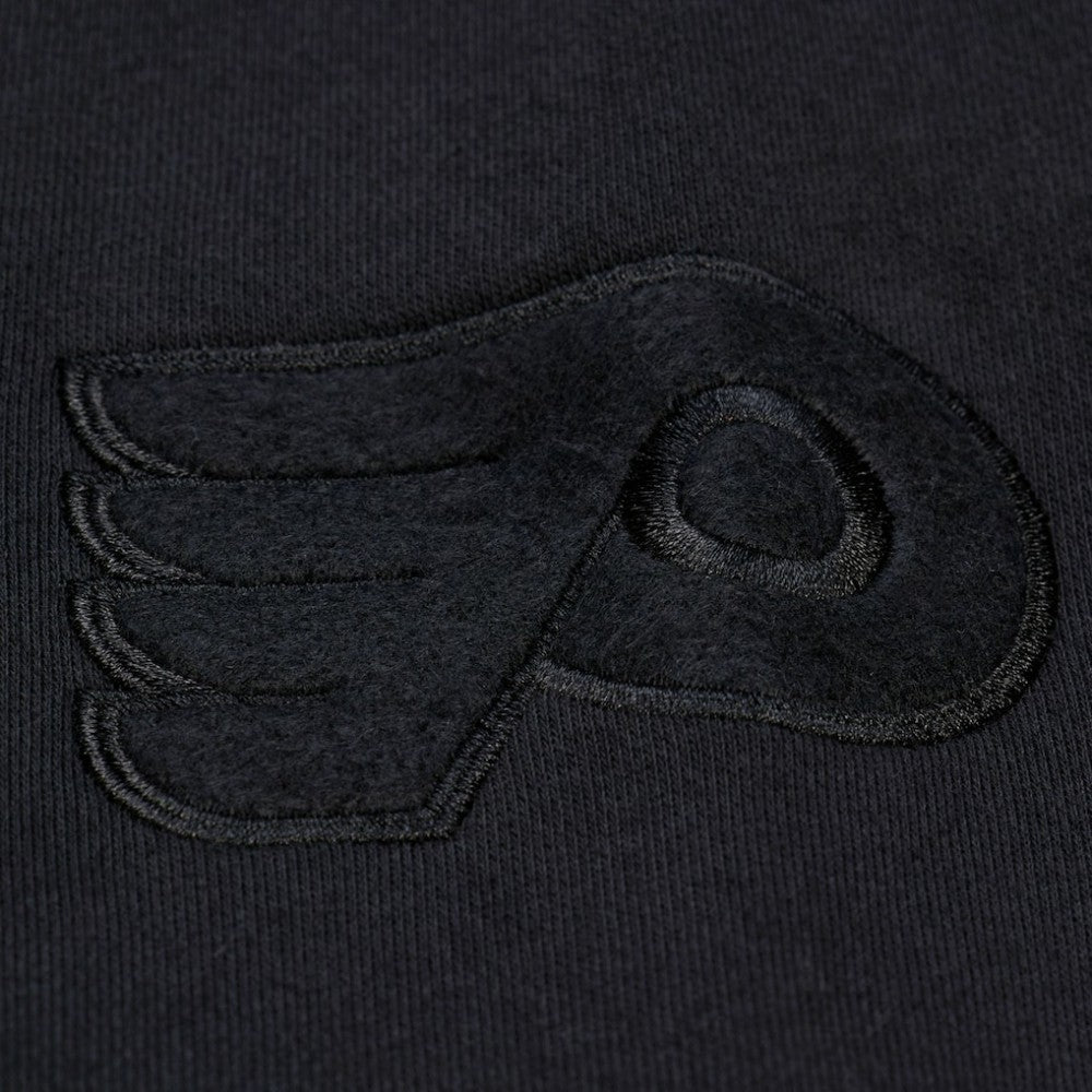 Philadelphia Flyers Mitchell & Ness Phantom Fleece Crew Neck Sweatshirt - Black - NHL 203279094