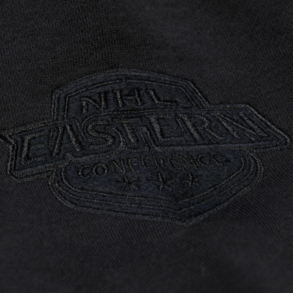 Detroit Red Wings Mitchell & Ness Phantom Fleece Crew Neck Sweatshirt - Black - NHL 203279100