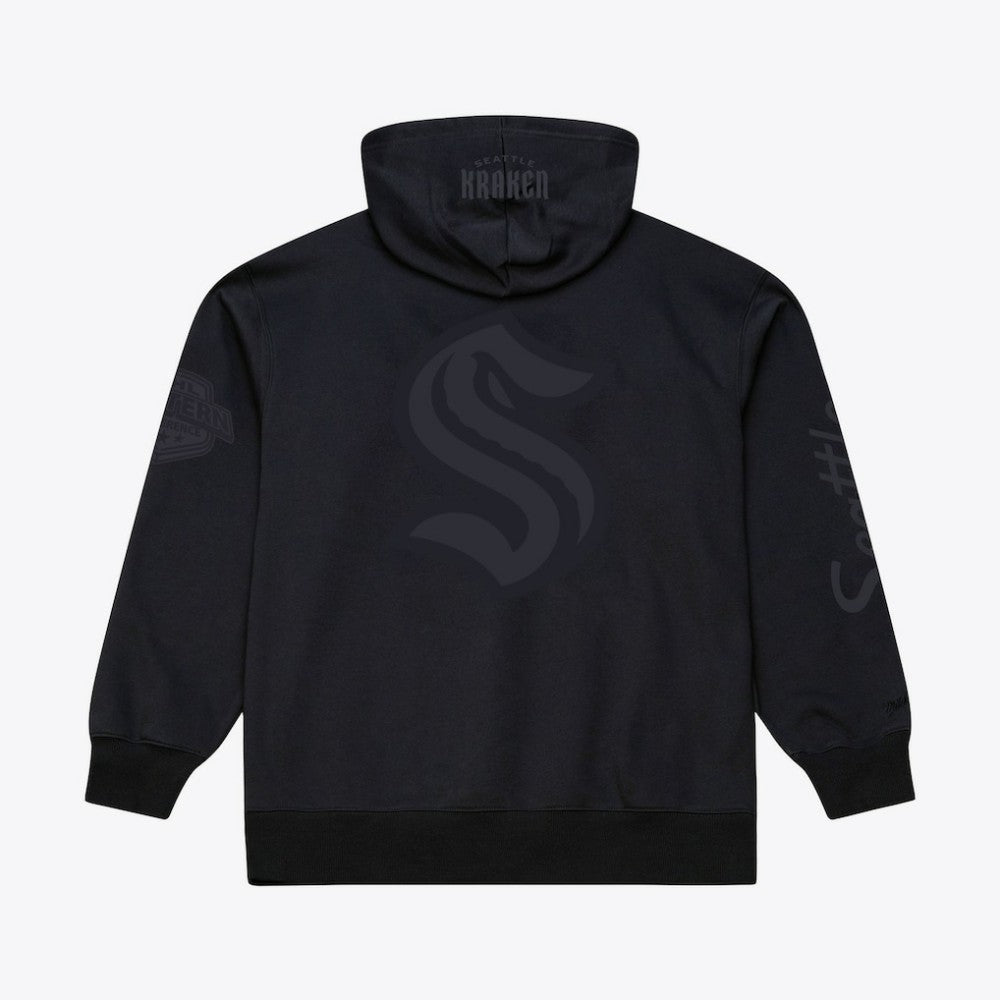 Seattle Kraken Mitchell & Ness Phantom Fleece Hoodie - Black - NHL 203279112