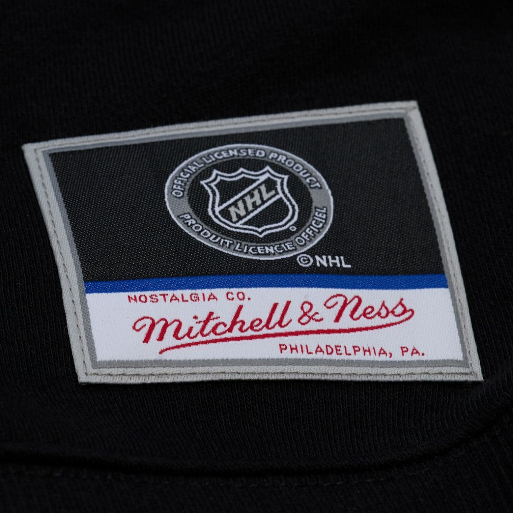 Detroit Red Wings Mitchell & Ness Unisex Phantom Fleece Crew Neck Sweatshirt - Black - NHL 203279118