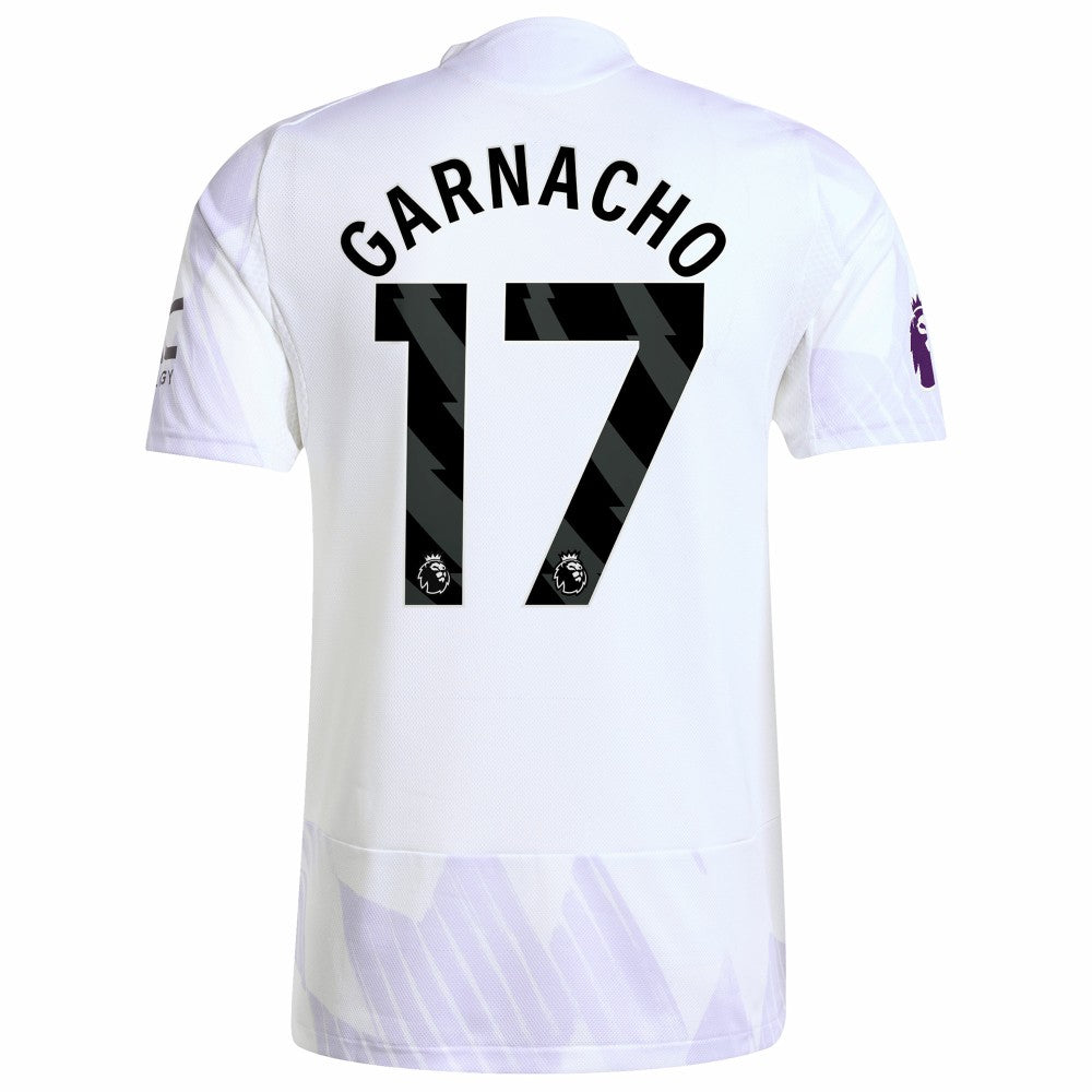Alejandro Garnacho Manchester United 2025/26 Away Player Jersey White - Adidas sale