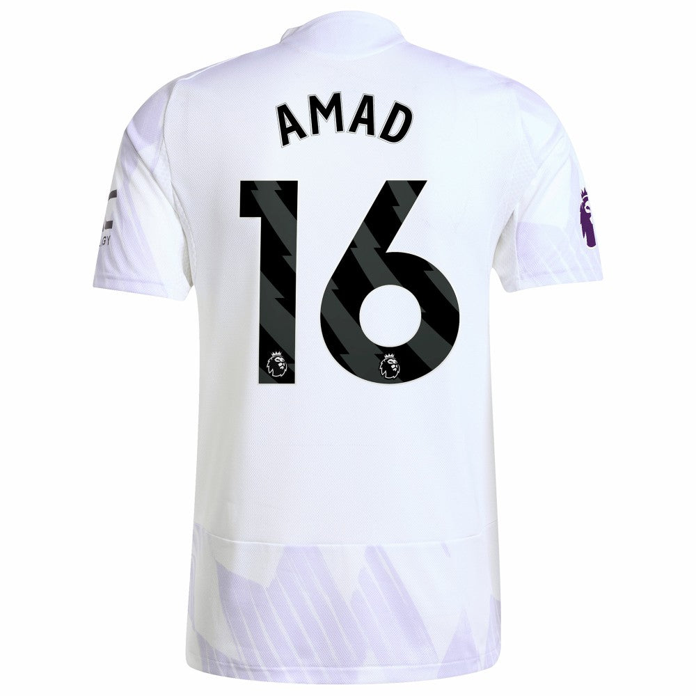 Amad Diallo Manchester United 2025/26 Away Player Jersey White - Adidas sale