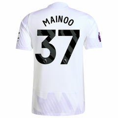 Kobbie Mainoo Manchester United 2025/26 Away Player Jersey White - Adidas