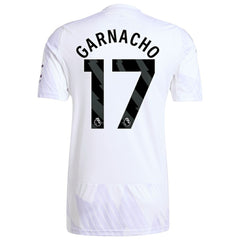 Alejandro Garnacho Manchester United 2025/26 Away Replica Player Jersey White - Adidas outlet