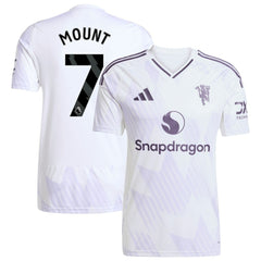 Mason Mount Manchester United 2025/26 Away Replica Player Jersey White - Adidas Discount