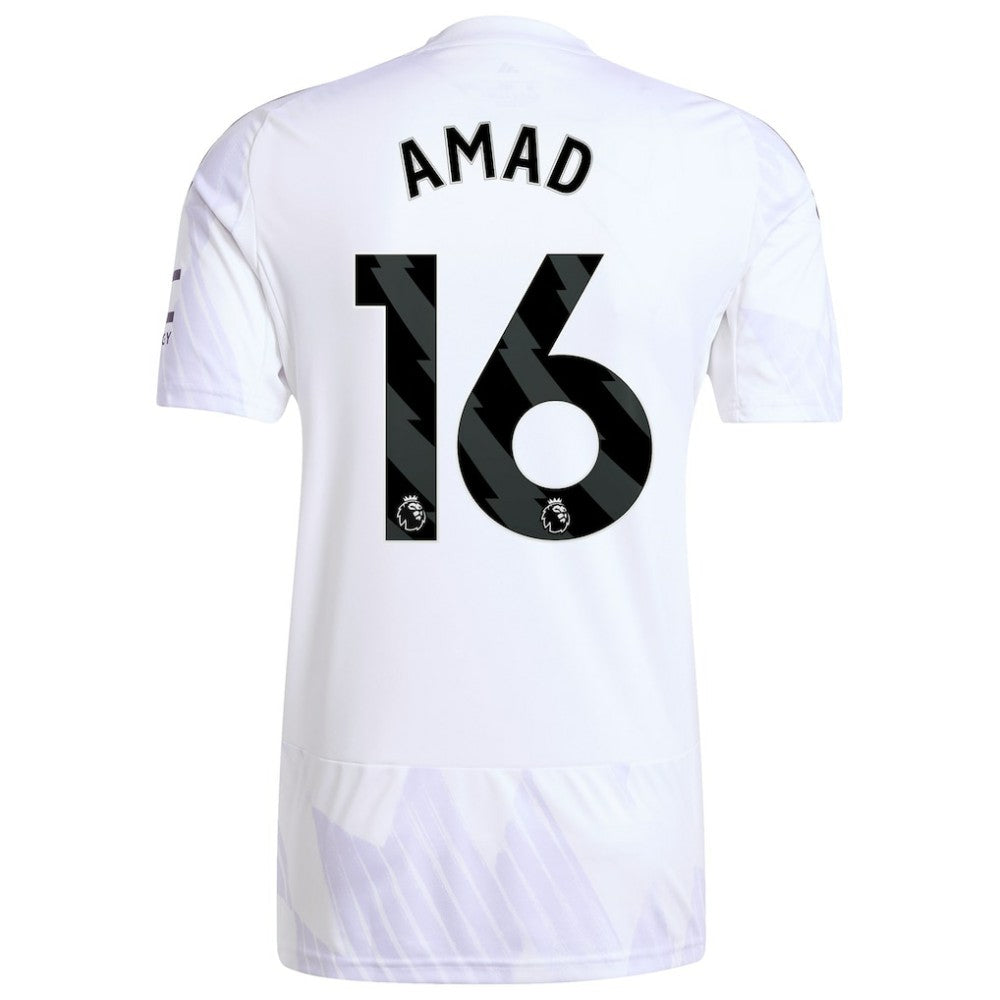 Amad Diallo Manchester United 2025/26 Away Replica Player Jersey White - Adidas for sale