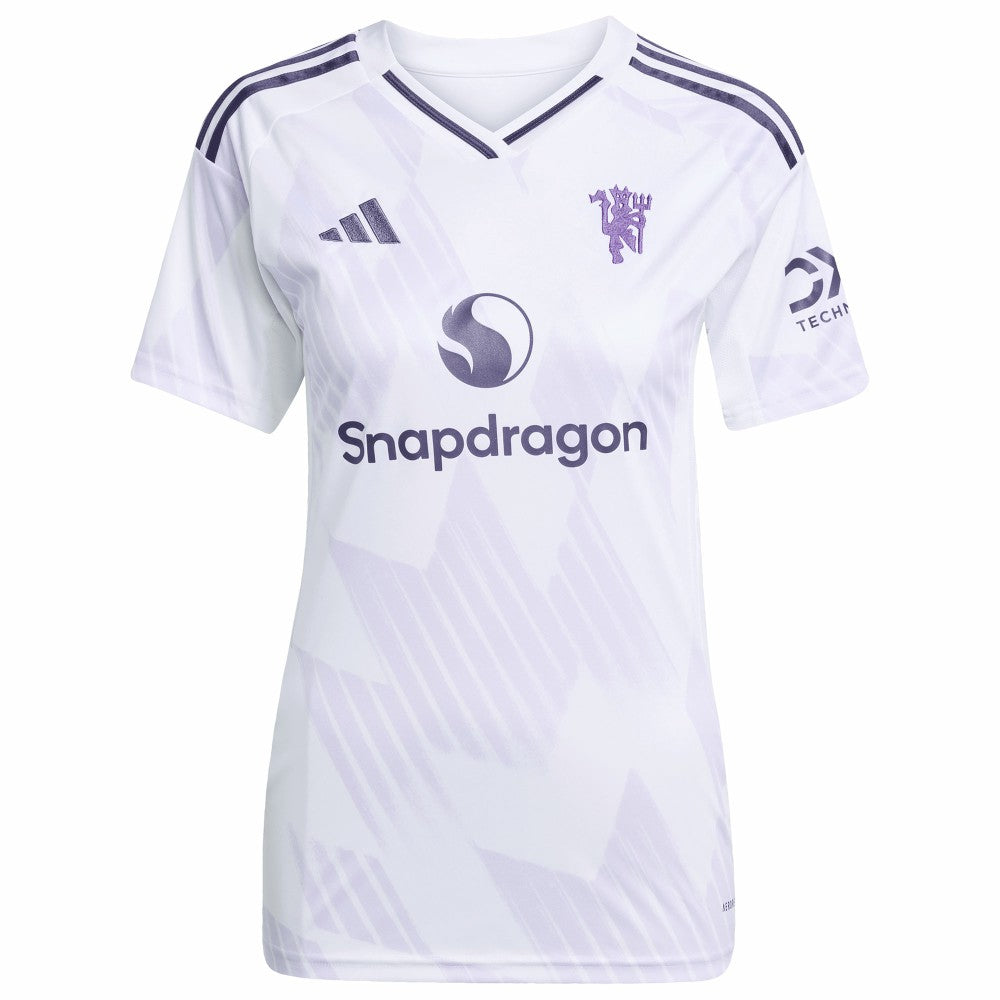Bruno Fernandes Manchester United Women's 2025/26 Away Replica Player Jersey White - Adidas sale
