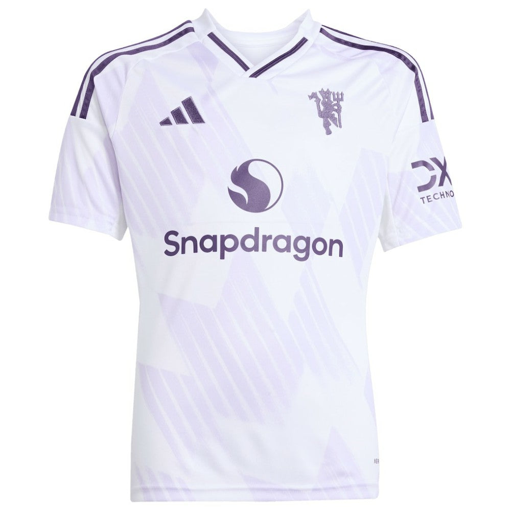 Bruno Fernandes Manchester United Youth 2025/26 Away Replica Player Jersey White - Adidas outlet
