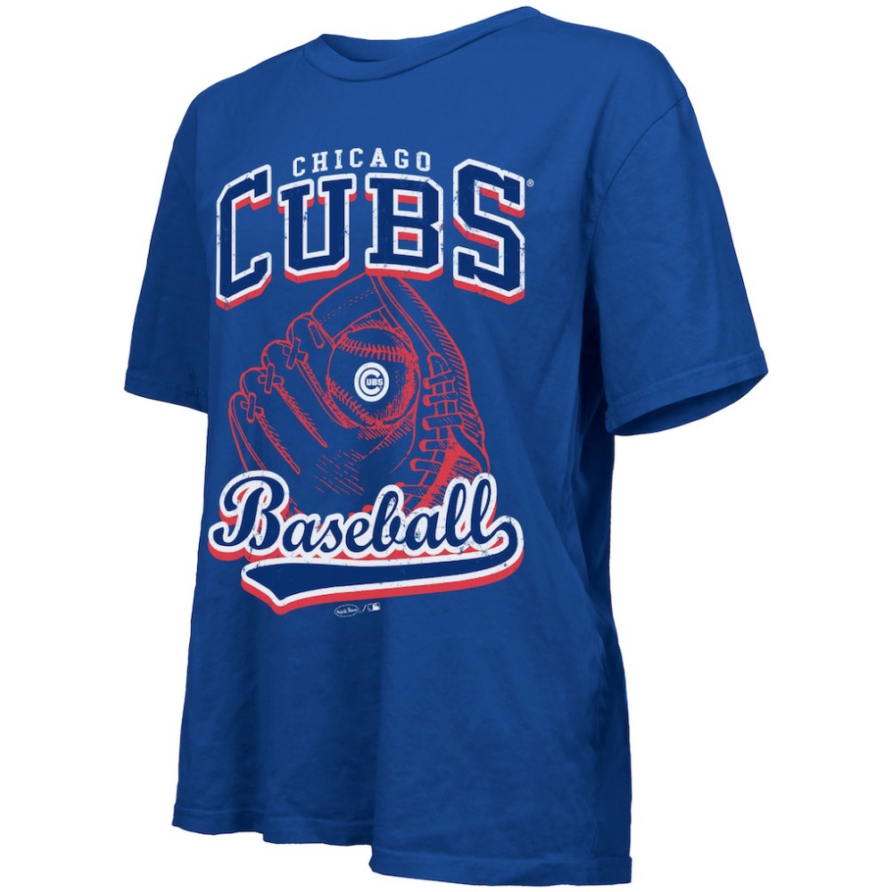 Chicago Cubs Majestic Threads Women's Oversized First Base T-Shirt - Royal - MLB Online