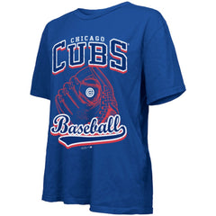 Chicago Cubs Majestic Threads Women's Oversized First Base T-Shirt - Royal - MLB Online