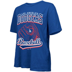 Los Angeles Dodgers Majestic Threads Women's Oversized First Base T-Shirt - Royal - MLB on Sale