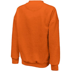 Detroit Tigers Majestic Threads Women's Bernard Classic Tri-Blend Sweatshirt - Orange - MLB Discount