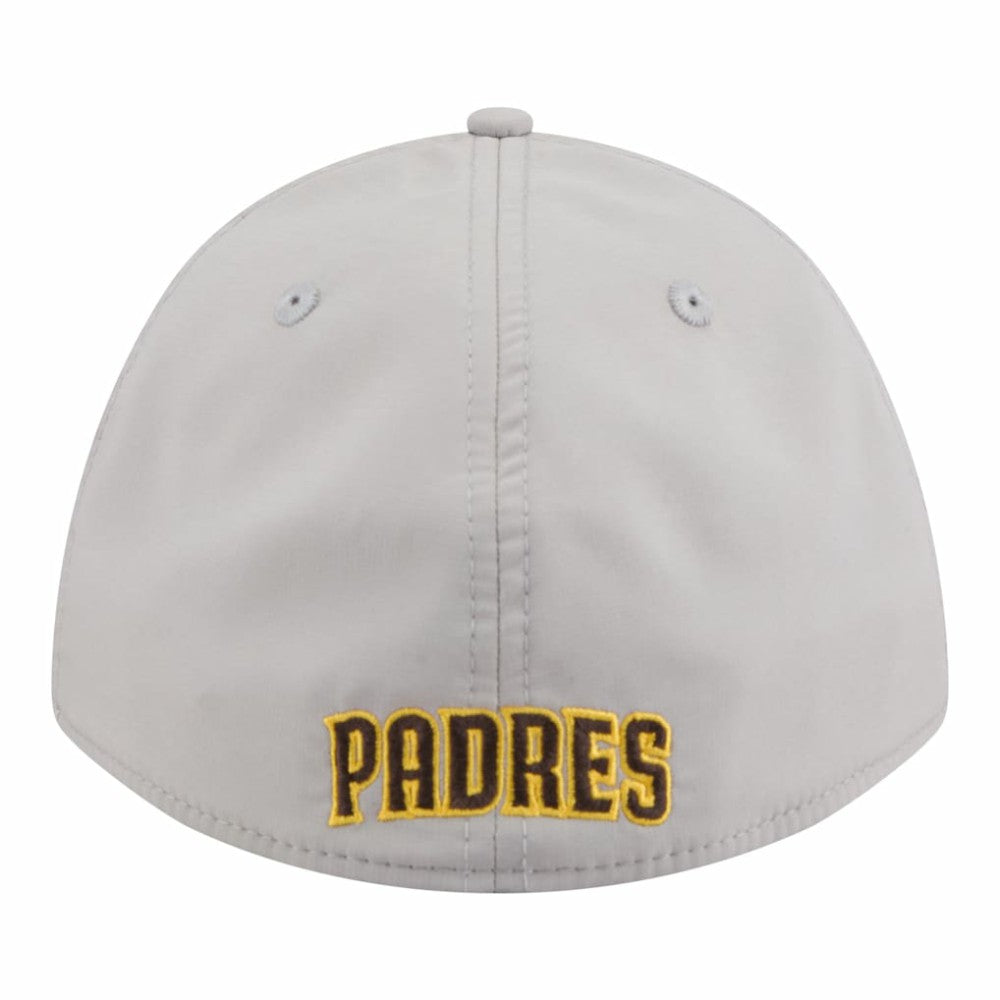 San Diego Padres New Era Patch 39THIRTY A-Frame M-Crown Perforated Flex Hat - Gray - New Era on Sale
