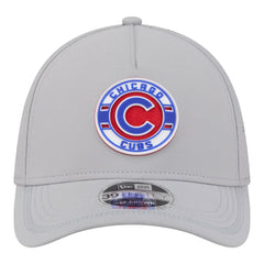 Chicago Cubs New Era Patch 39THIRTY A-Frame M-Crown Perforated Flex Hat - Gray - New Era on Sale