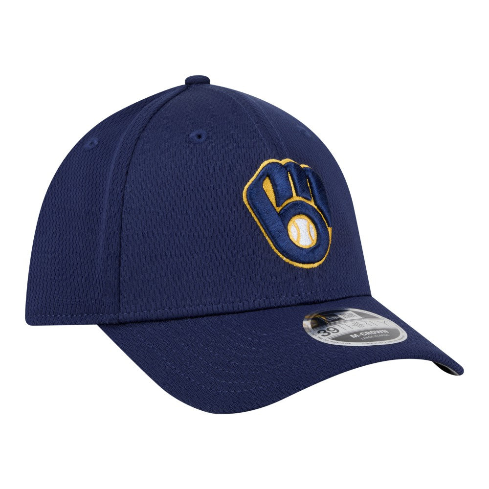 Milwaukee Brewers New Era Dash 39THIRTY Flex Hat - Navy - New Era Discount