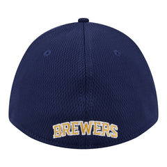 Milwaukee Brewers New Era Dash 39THIRTY Flex Hat - Navy - New Era Discount