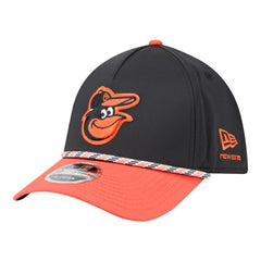 Baltimore Orioles New Era Rope M-Crown A-Frame 39THIRTY Flex Hat - Black/Orange - New Era Sale