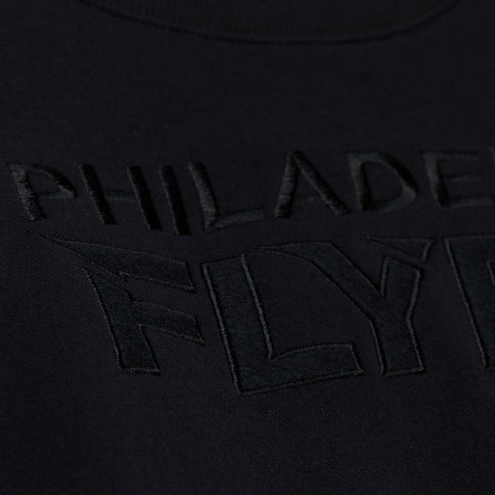 Philadelphia Flyers Mitchell & Ness Unisex Phantom Fleece Crew Neck Sweatshirt - Black - NHL 203280911