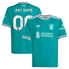 Liverpool Youth 2025/26 Third Replica Custom Jersey Green - Adidas cheap