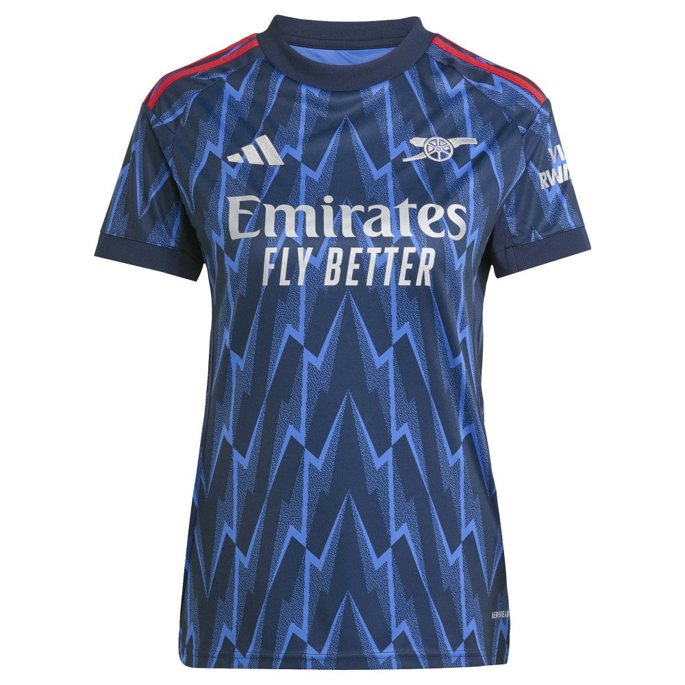 Bukayo Saka Arsenal Women's 2025/26 Away Replica Player Jersey Blue - Adidas