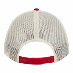 Philadelphia Phillies New Era Women's Retro 9FORTY M-Crown A-Frame Trucker Adjustable Hat - Light Beige/Red - New Era on Sale