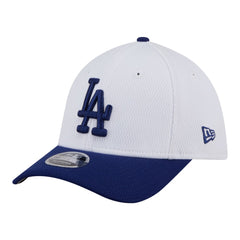 Los Angeles Dodgers New Era Youth Baseball 39THIRTY M-Crown Flex Hat - White/Royal - New Era Lifestyle