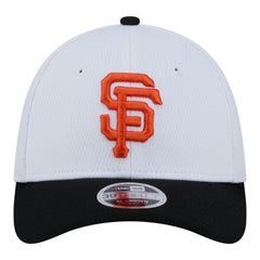 San Francisco Giants New Era Youth Baseball 39THIRTY M-Crown Flex Hat - White/Black - New Era on Sale