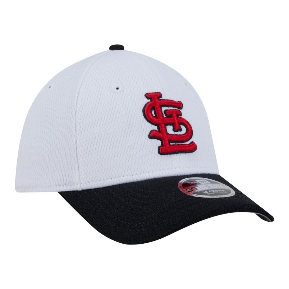 St. Louis Cardinals New Era Youth Baseball 39THIRTY M-Crown Flex Hat - White/Red - New Era Lifestyle