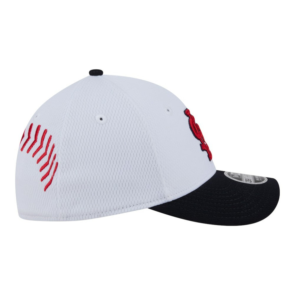 St. Louis Cardinals New Era Youth Baseball 39THIRTY M-Crown Flex Hat - White/Red - New Era Lifestyle