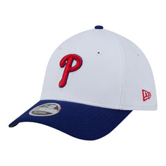 Philadelphia Phillies New Era Youth Baseball 39THIRTY M-Crown Flex Hat - White/Red - New Era on Sale
