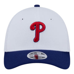 Philadelphia Phillies New Era Youth Baseball 39THIRTY M-Crown Flex Hat - White/Red - New Era on Sale