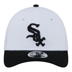 Chicago White Sox New Era Youth Baseball 39THIRTY M-Crown Flex Hat - White/Black - New Era Discount